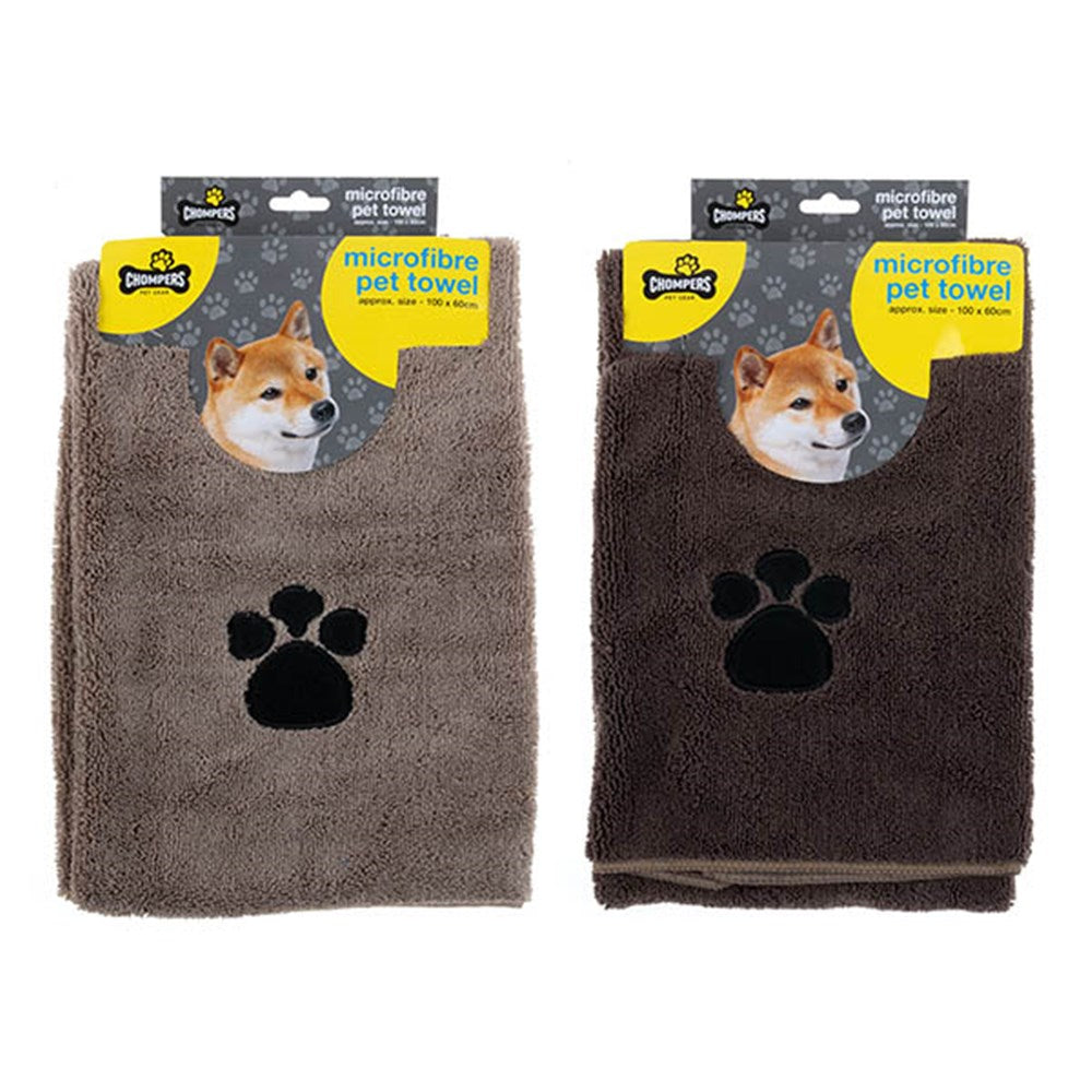 Chompers Microfibre Pet Towl 100 X 60cm