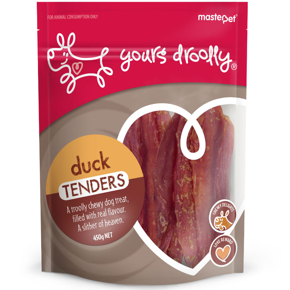 Yours Droolly Dog Treats Duck Tenders 450g