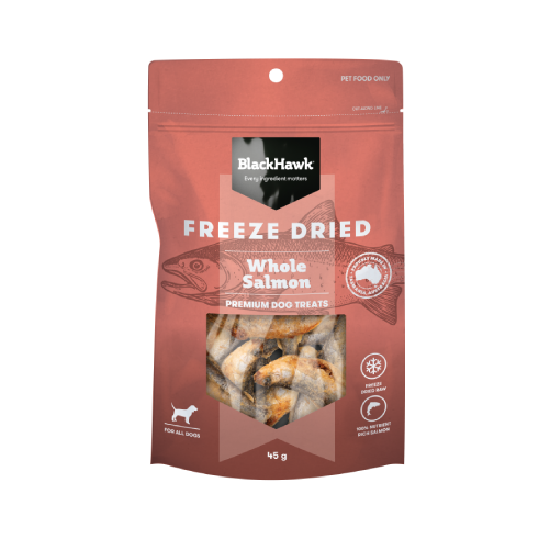 Blackhawk Treats Freeze Dried Whole Salmon 45g