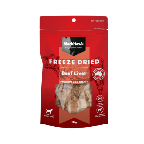 Blackhawk Treats Freeze Dried Beef Liver 50g