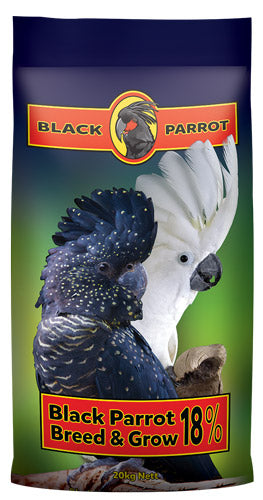 Black Parrot Breed And Grow 18% 20kg