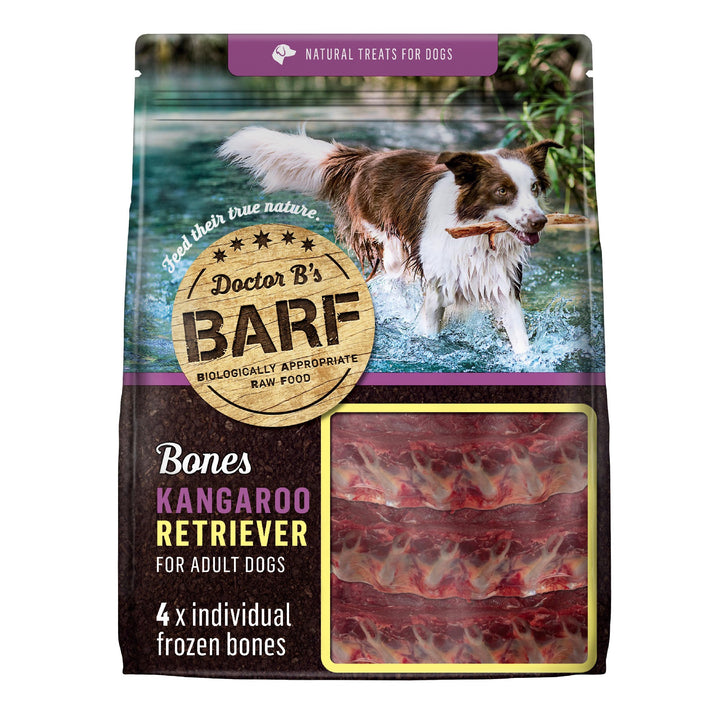Doctor B's Barf Bones Kangaroo Retriever 4pk