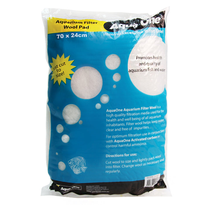 Aqua One Filter Wool Coarse 70x24cm Bag