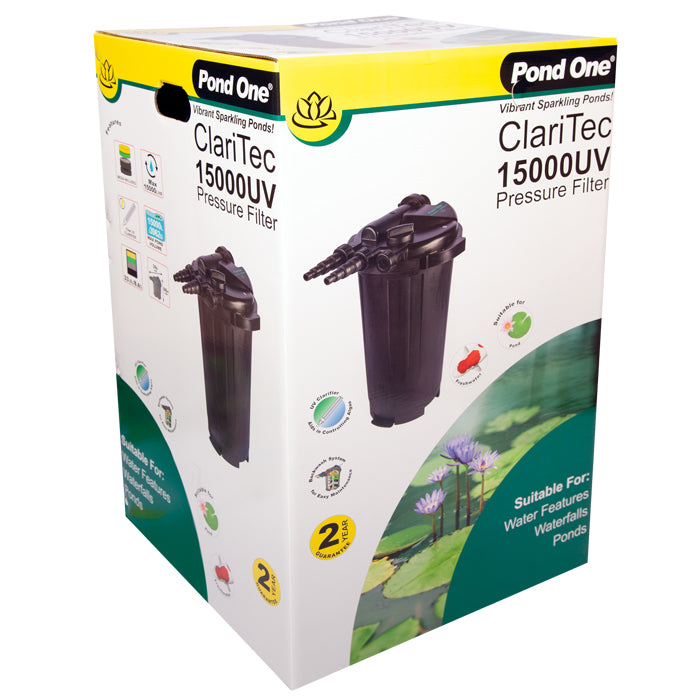 Pond One Filter Claritec 15000uv Filter W/uvc