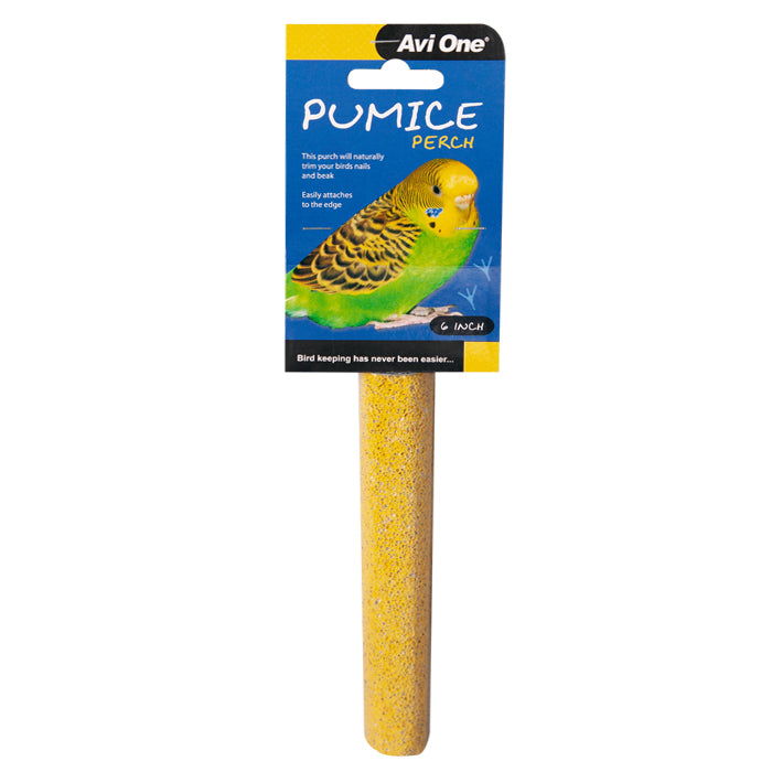 Avi One Pumice Perch 6" Yellow