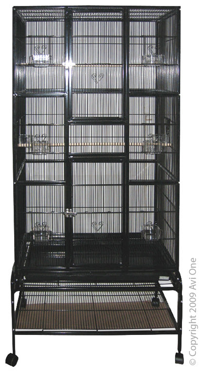 Avi One Bird Cage Square Tall W/ Stand 604t