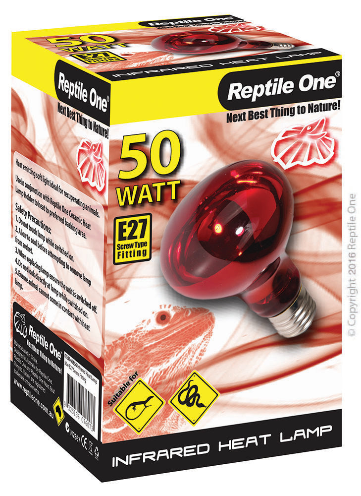 Reptile One Infrared Heat Lamp 50w