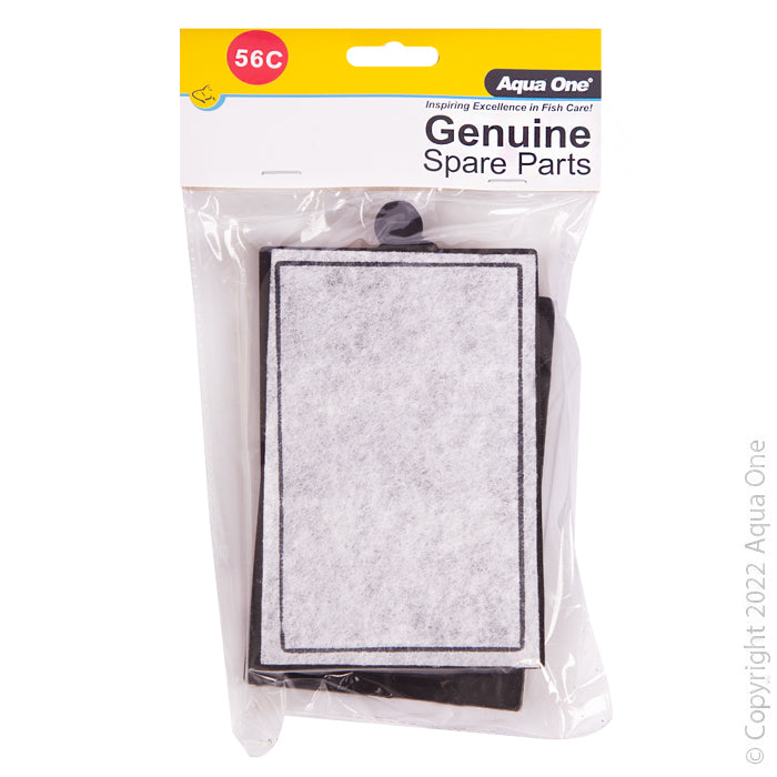 Aqua One Carbon Cartriage 2pk 56c - Horizon 130 Clearveiw 4 