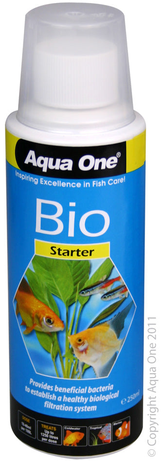 Aqua One Bio Starter 250ml – Pet Deli - Pet & Aquarium Warehouse