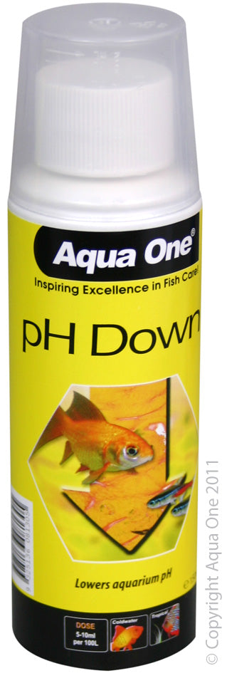 Aqua One Treatment Ph Down Liquid 150ml