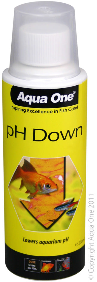 Aqua One Treatment Ph Down Liquid 250ml