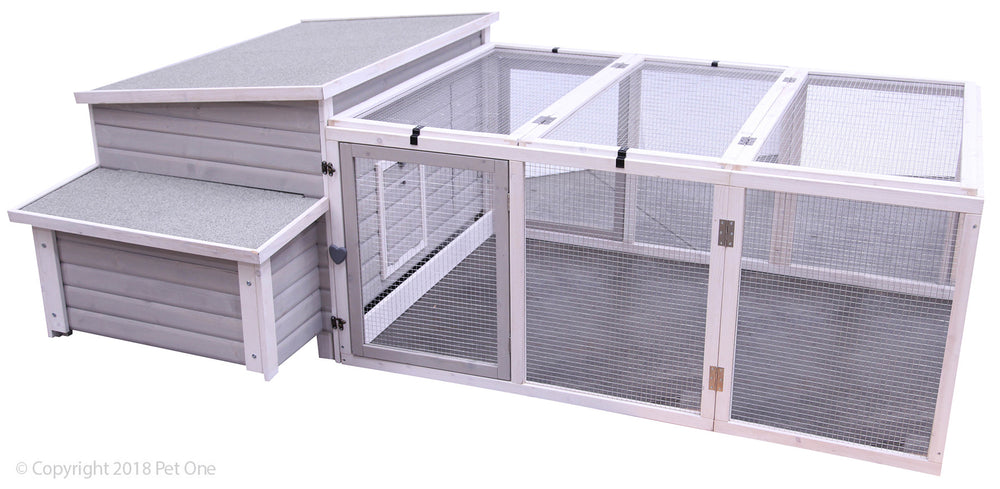 Pet One Chicken House Running Pen 112x159x70
