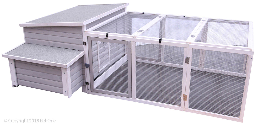 Pet One Chicken House Running Pen 112x159x70