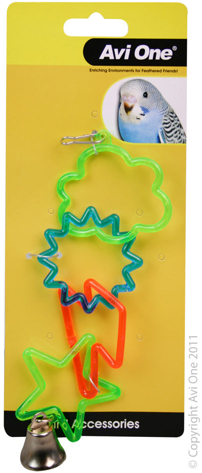 Avi One Bird Toy Sky Rings W/bell 22521