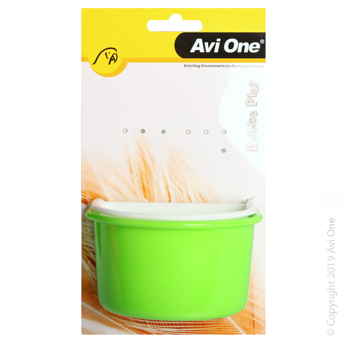 Avi One D Feeder Plastic 2pk 11cm 22802