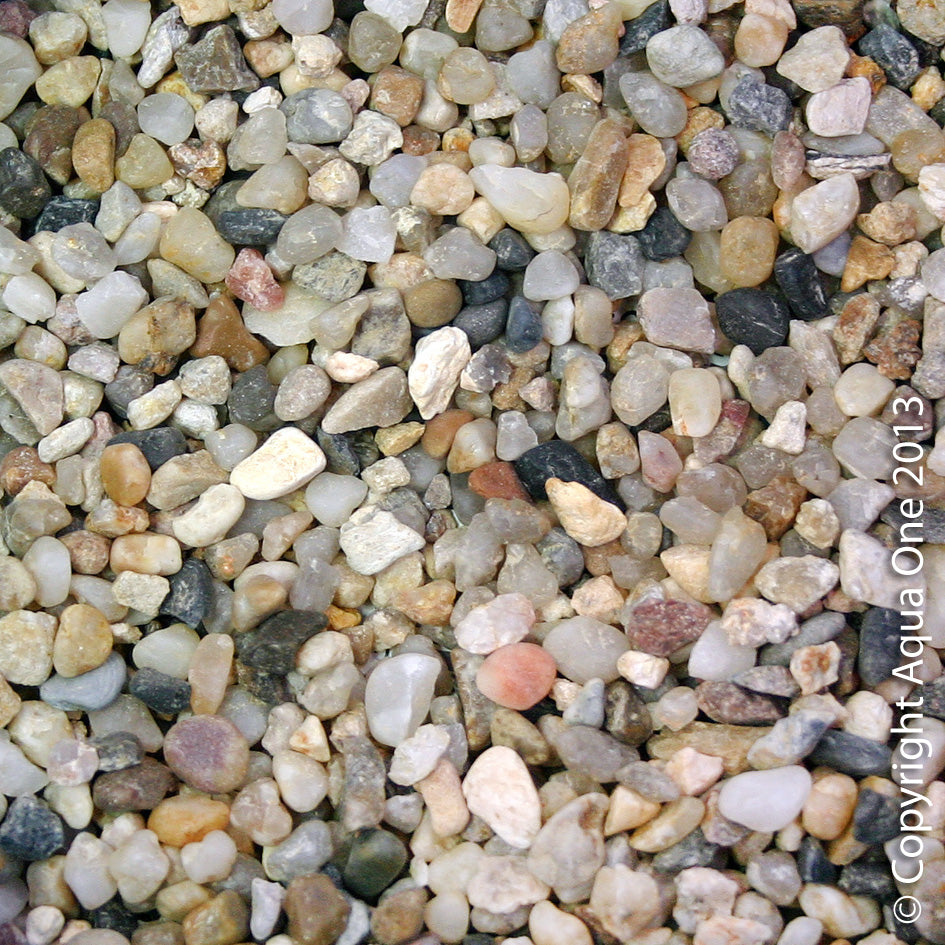 Aqua One Natural Gravel 5kg Dark Mix