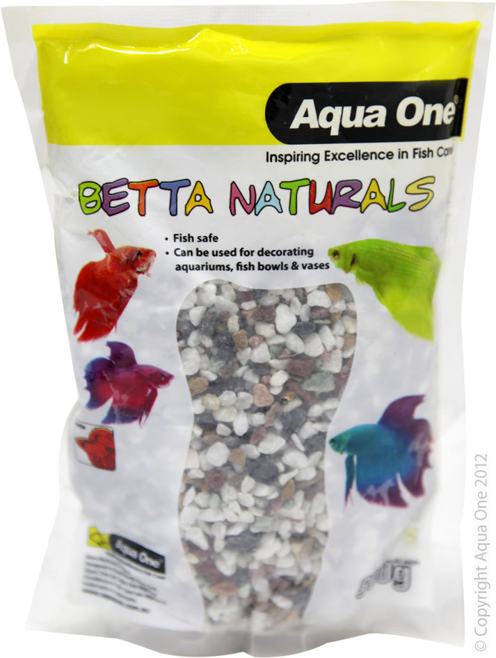 Aqua One Gravel Betta Naturals Carnival 500g