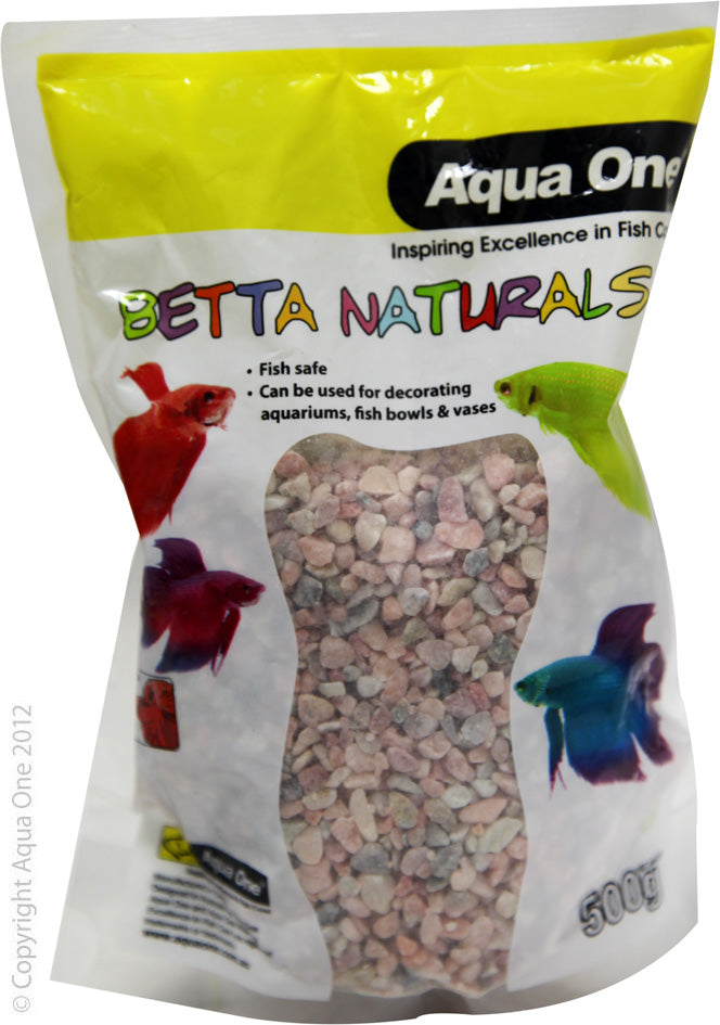 Aqua One Gravel Betta Naturals Red Hot 500g