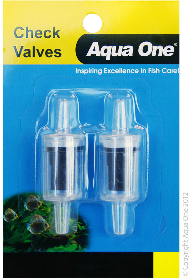 Aqua One Airline Check Valve 2pk Carded