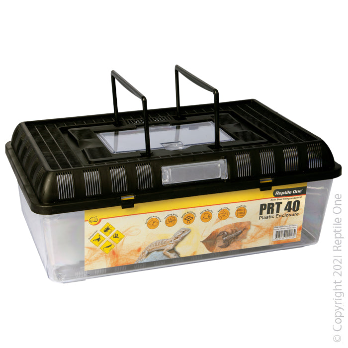 Reptile One Prt40 Plastic Reptile Tank 40x25x13.5cm 