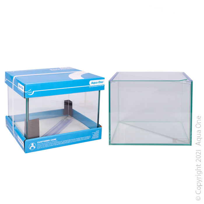 Aqua One Aquarium Betta Tank Divided Glass 25x20x20cm