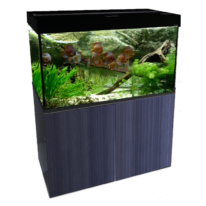 Aqua One Aquarium Brilliance 100 221l Rectangular Aquarium Set Black