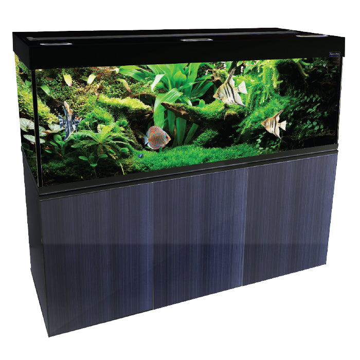 Aqua One Aquarium Brilliance 150 398l Rectangular Aquarium Set Black