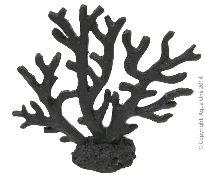 Aqua One Betta Ornament Black Coral Fern 10cm 24342