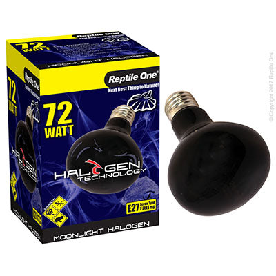 Reptile One Halogen Moonlight Heat Lamp 72w