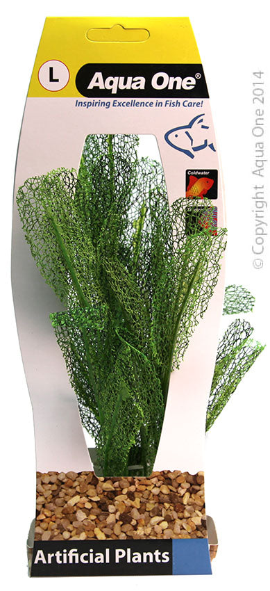Aqua One Plants Plastic Madagascar Lace With Gravel Base L