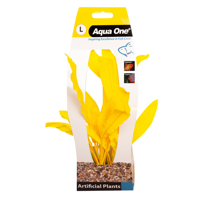 Aqua One Plants Silk Large Yellow Sword