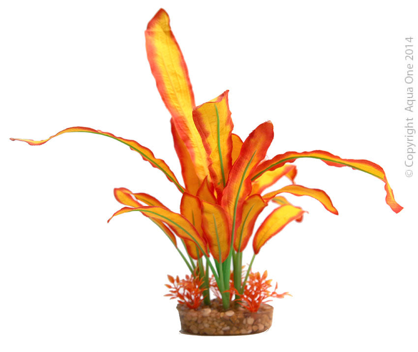 Aqua One Plants Silk Large Orange Sword