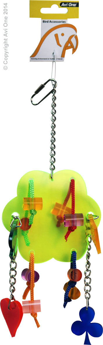 Avi One Parrot Toy Acrylic Complex Toy 22457