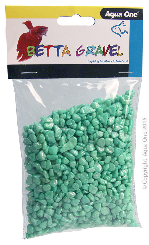 Aqua One Betta Gravel Metallic Green 350g