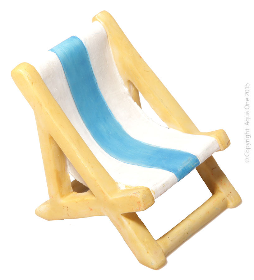 Aqua One Ornament Lounge Chair Blue