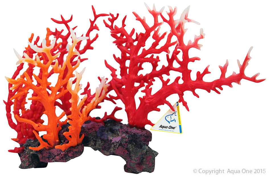 Aqua One Ornament Copi Coral Red Coral 52x32x33cm