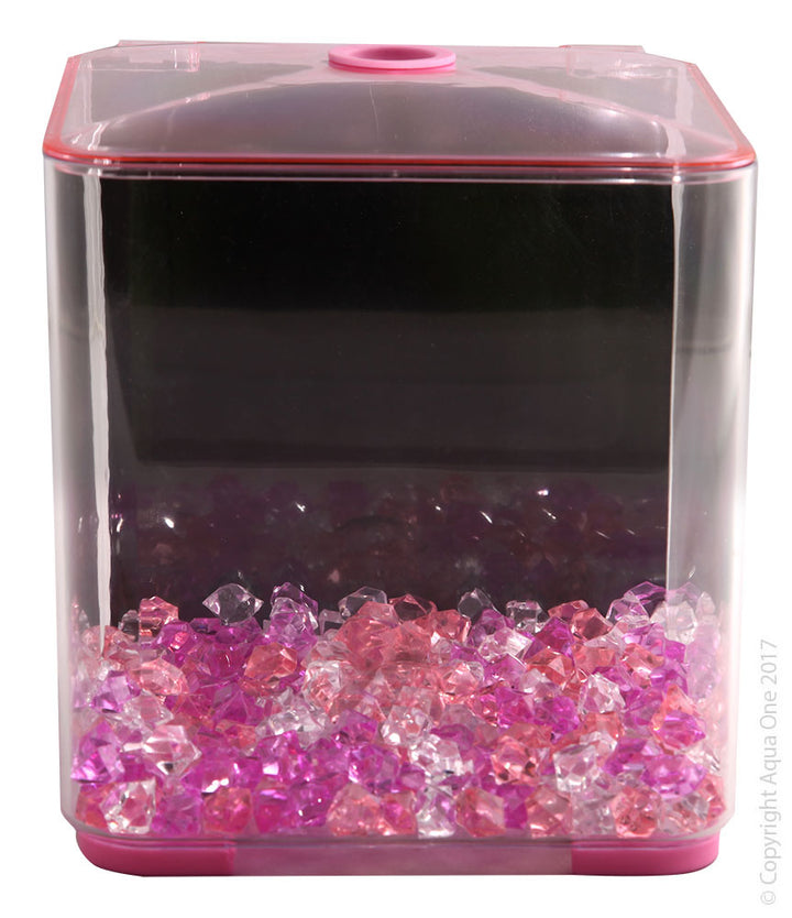 Aqua One Betta Gravel Crystal Gems Acrylic 145g 15mm Purple Passion