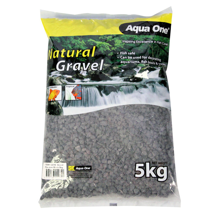 Aqua One Gravel Natural Phantom Black 5kg