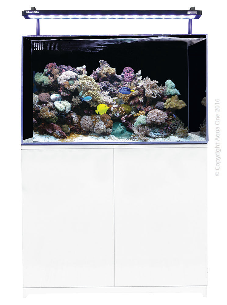 Aqua One Aquarium Minireef 160 White Marine Aquarium Set 160l 90x45x45cm