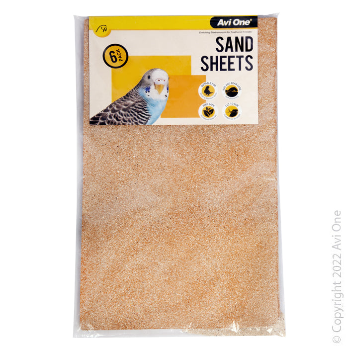 Avi One Sand Sheet 6pk 41x23cm