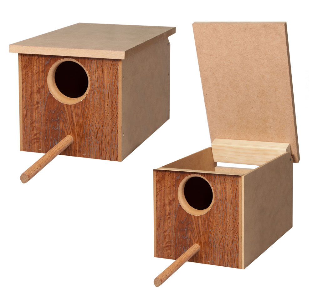 Avi One Nest Box Wooden Small Parrot