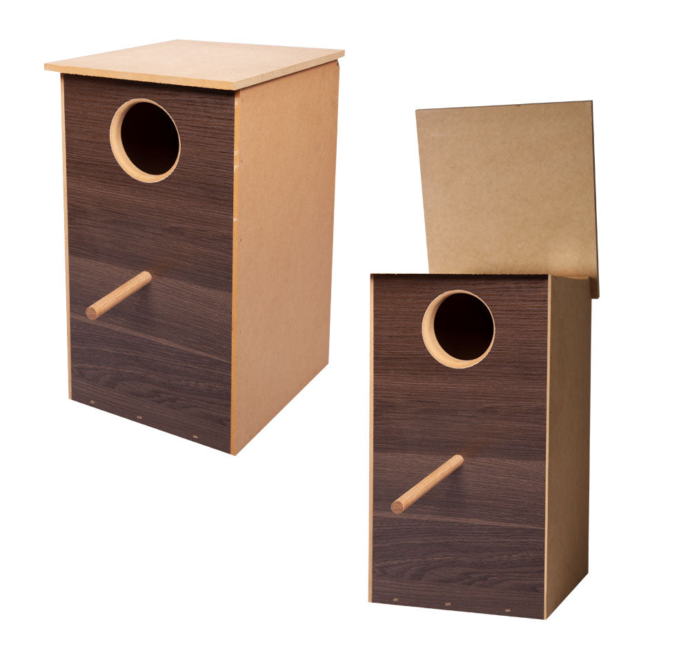 Avi One Nest Box Wooden Tall Parrot