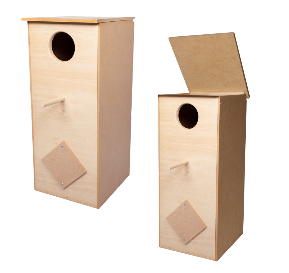 Avi One Nest Box Wooden Extra Tall Parrot