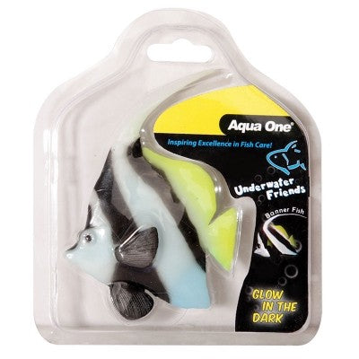 Aqua One Underwater Friends Bannerfish Float Glow In Dark