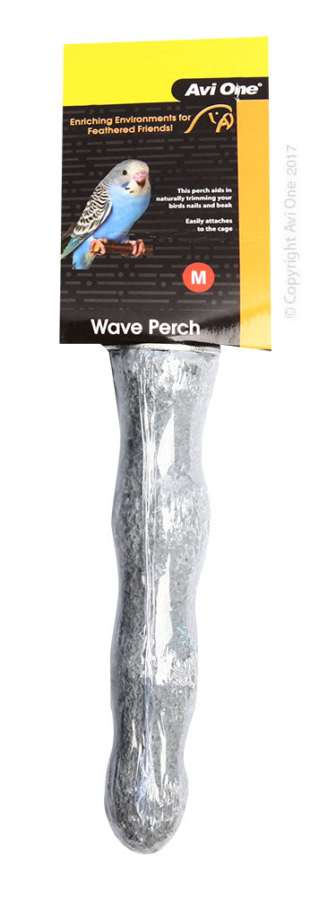 Avi One Wave Concrete Perch Medium