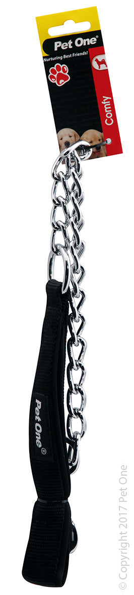 Pet One Leash Chain 60cmx3.5mm Black