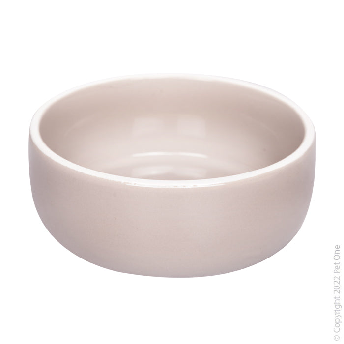 Pet One Ceramic Cat Bowl Grey 11.5cm 300ml