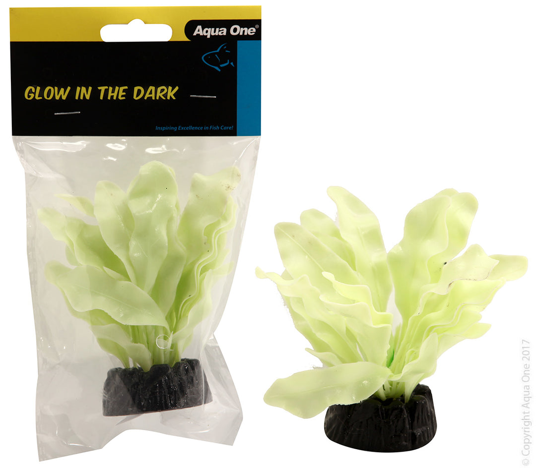Aqua One Plants Glow In The Dark Sword Plant 5cm