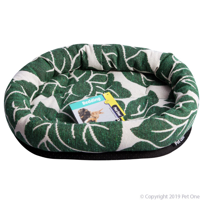 Pet One Bedding Small Animal Lounger 30cm Tropical Leaf