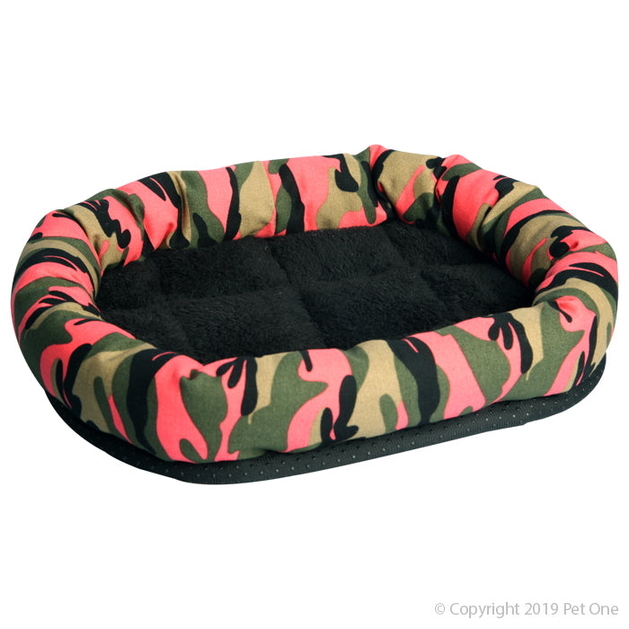 Pet One Bedding Small Animal Lounger 30cm Pink Camo